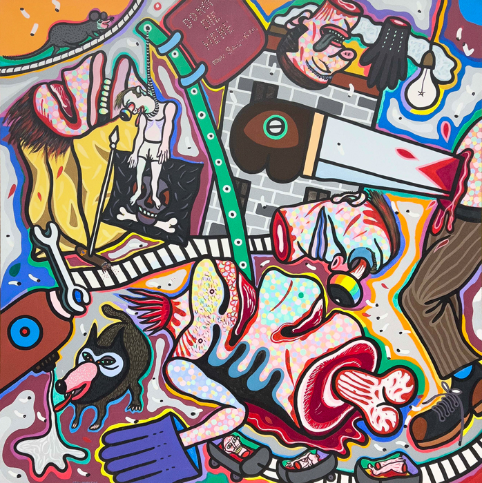 Luis Cruz Azaceta, “Do Not Die” Here From 8am to 6pm Resultados Del Tiemp (1978)