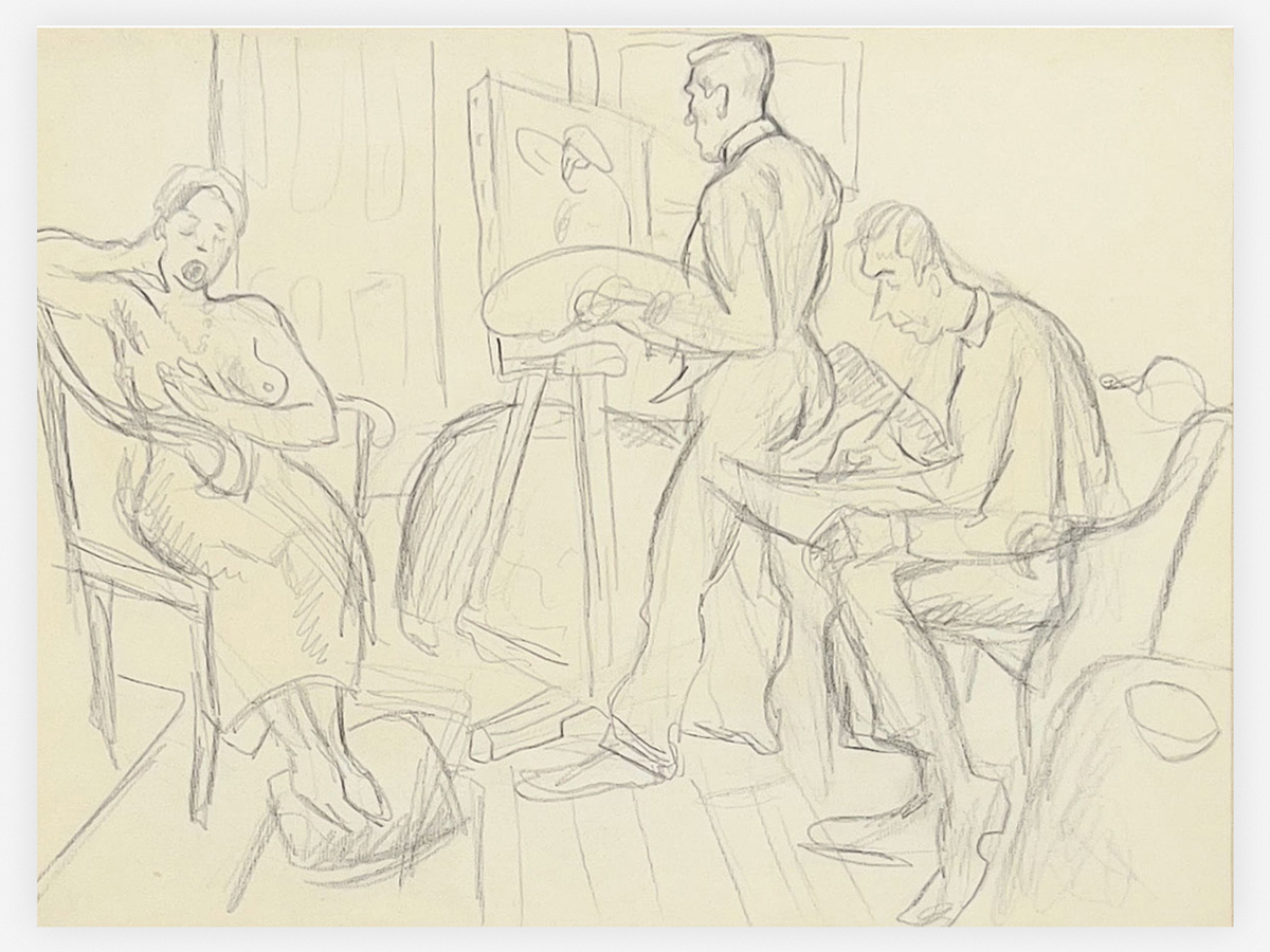 Thomas Hart Benton, The Artist's Studio