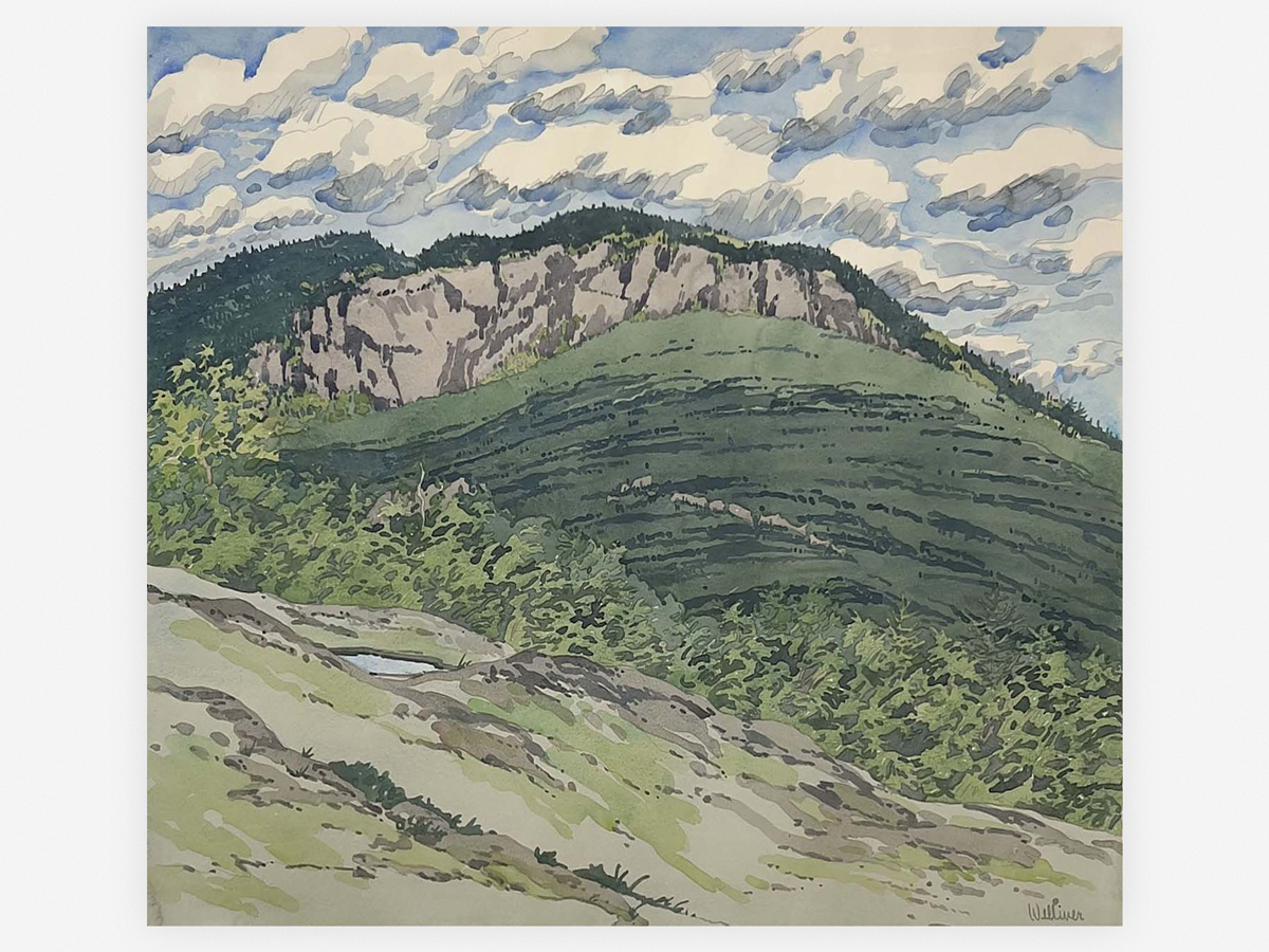 Neil Welliver, Study No. 2 for Bald Rock