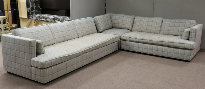 Duralee 3 Pc. Upholstered Sectional Sofa