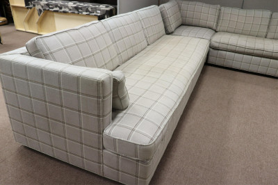 Duralee 3 Pc. Upholstered Sectional Sofa