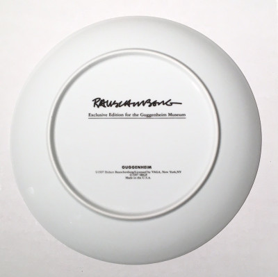 Robert Rauschenberg - Complete Suite of (6) Guggenheim Museum Retrospective Limited Edition Plates