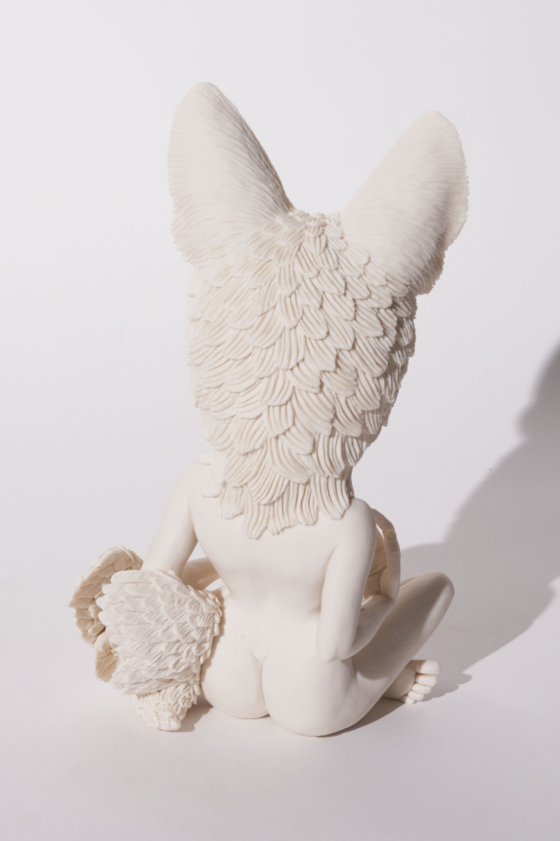 Crystal Morey - Leda and the Swan: Sierra Nevada Red Fox