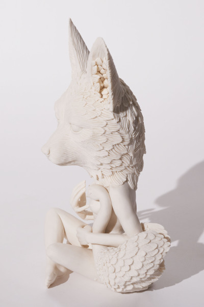 Crystal Morey - Leda and the Swan: Sierra Nevada Red Fox