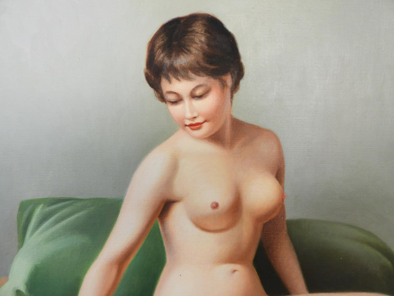 Robert Duflos - Nude on Bed