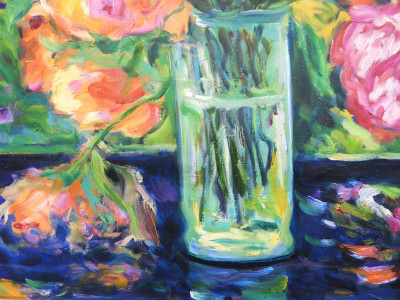 Silvia Reisinger Malva - Colorful Rose Bouquet