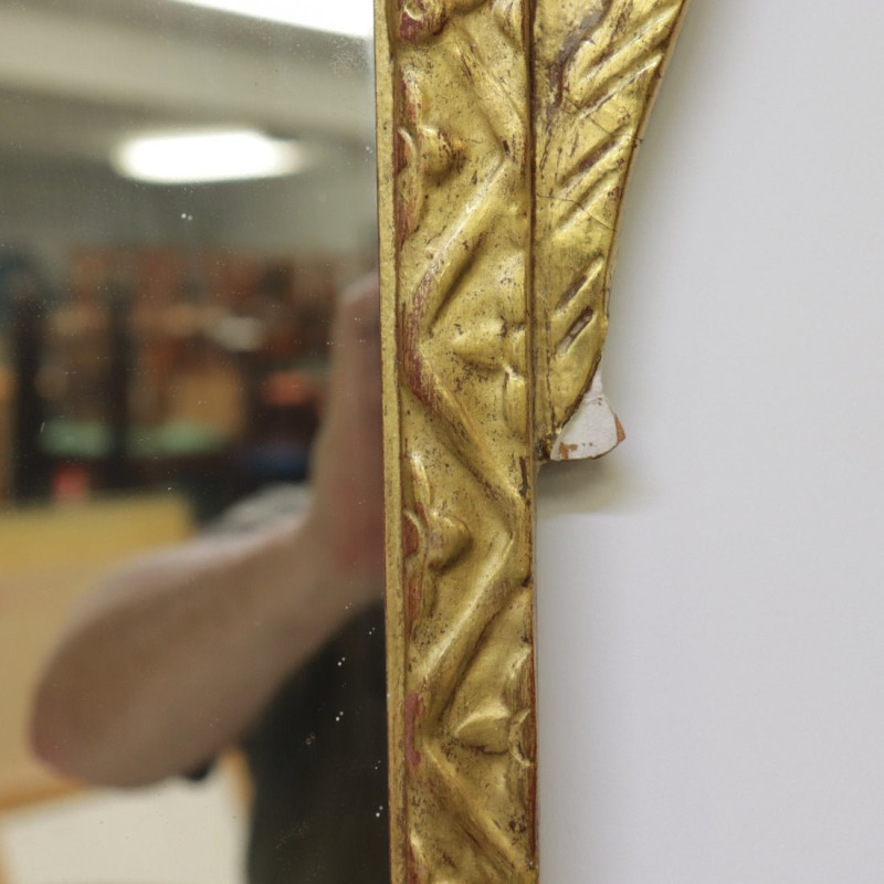 Early Georgian Style Gilt Decorated Mirror &amp; other