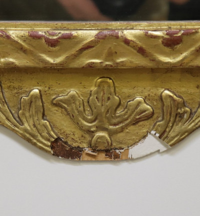 Early Georgian Style Gilt Decorated Mirror &amp; other