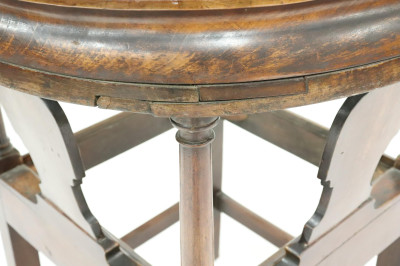 George III Mahogany Corner Chair, Late 18th C.