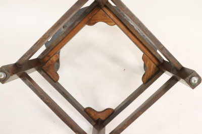 George III Mahogany Corner Chair, Late 18th C.