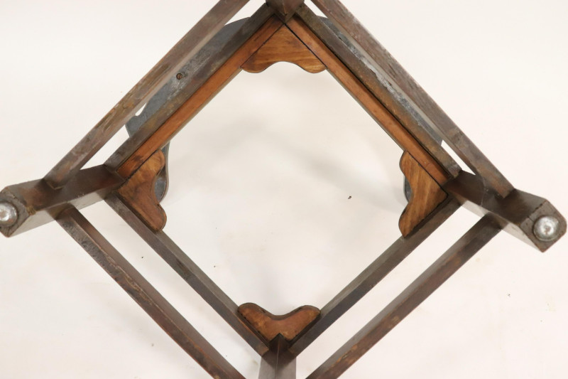 George III Mahogany Corner Chair, Late 18th C.