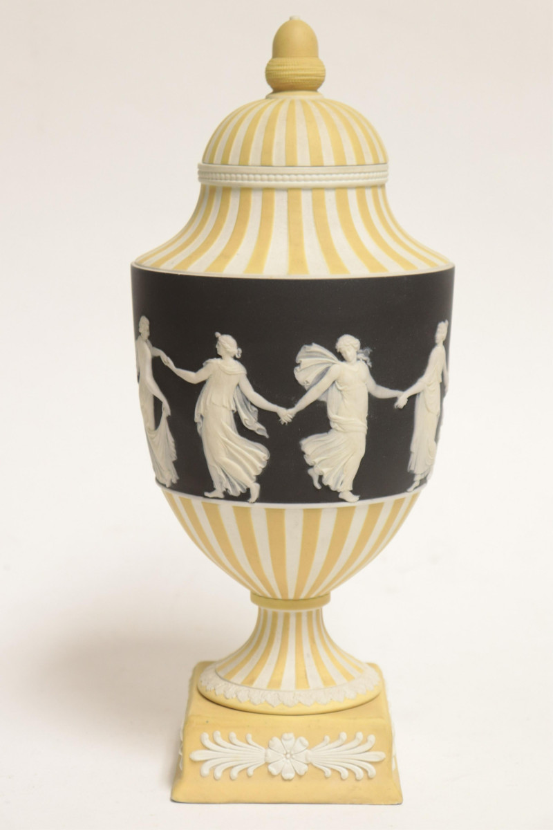 Wedgwood 3-Color Jasper Dip &apos;Dancing Hours&apos; Vase