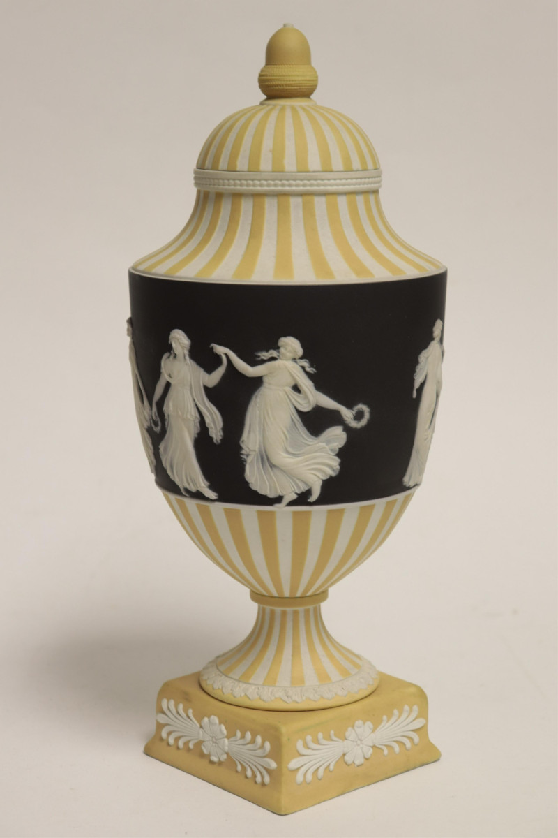Wedgwood 3-Color Jasper Dip &apos;Dancing Hours&apos; Vase