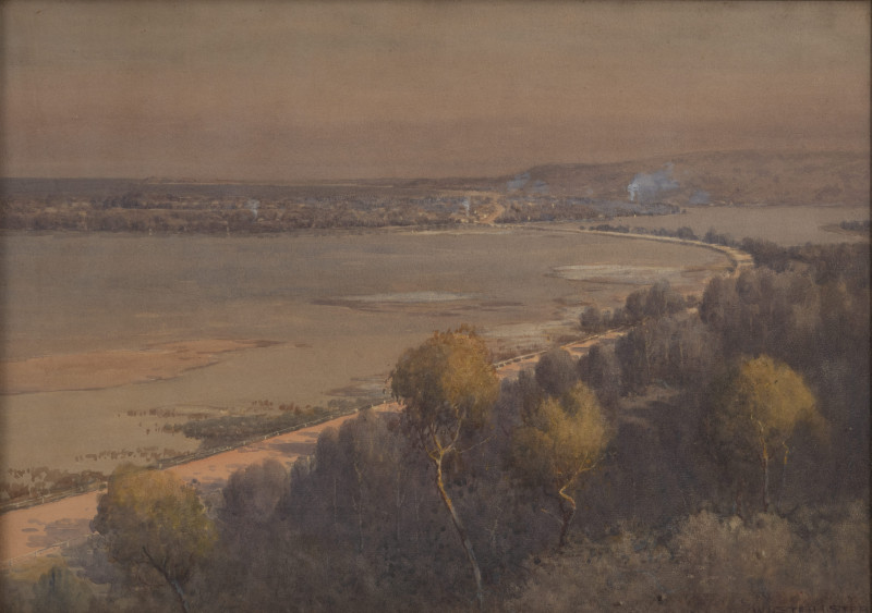William Lister Lister - View of Sydney Harbor