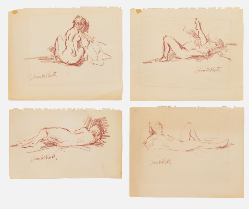 Jan de Ruth - Four Nude Studies