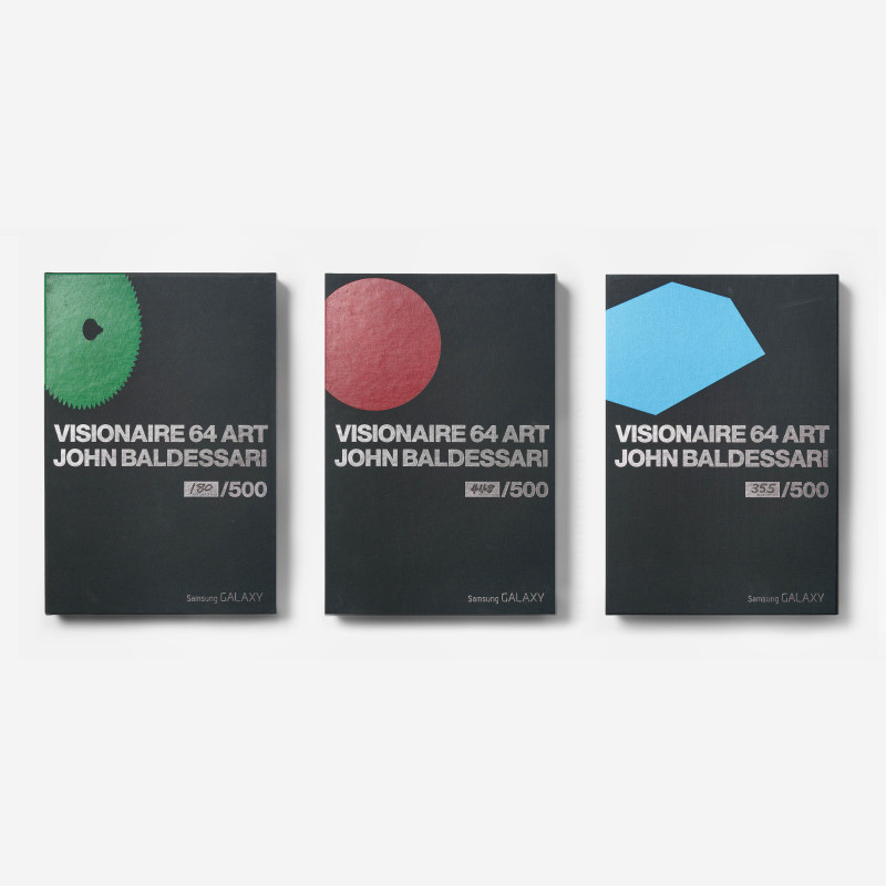 John Baldessari - Visionaire 64 Art Portfolio: Green, Red, and Blue Editions