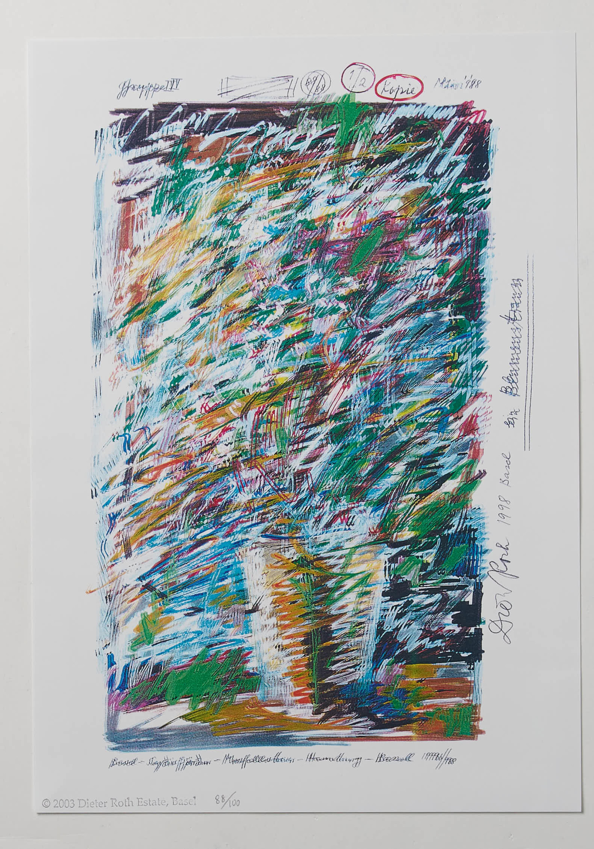 Dieter Roth Graphic Works Catalogue Raisonné 1947-1998 - Capsule