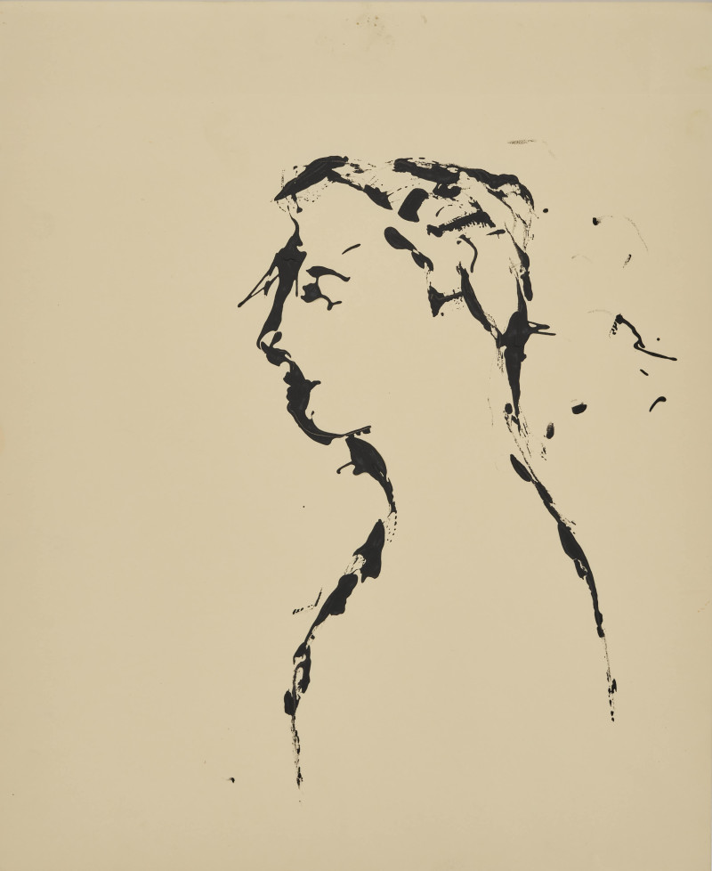 Unknown Artist - Group, two (2) works, silhouette and reclining nude