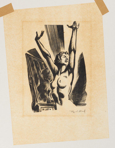 Lynd Ward - Untitled (Nude woman)