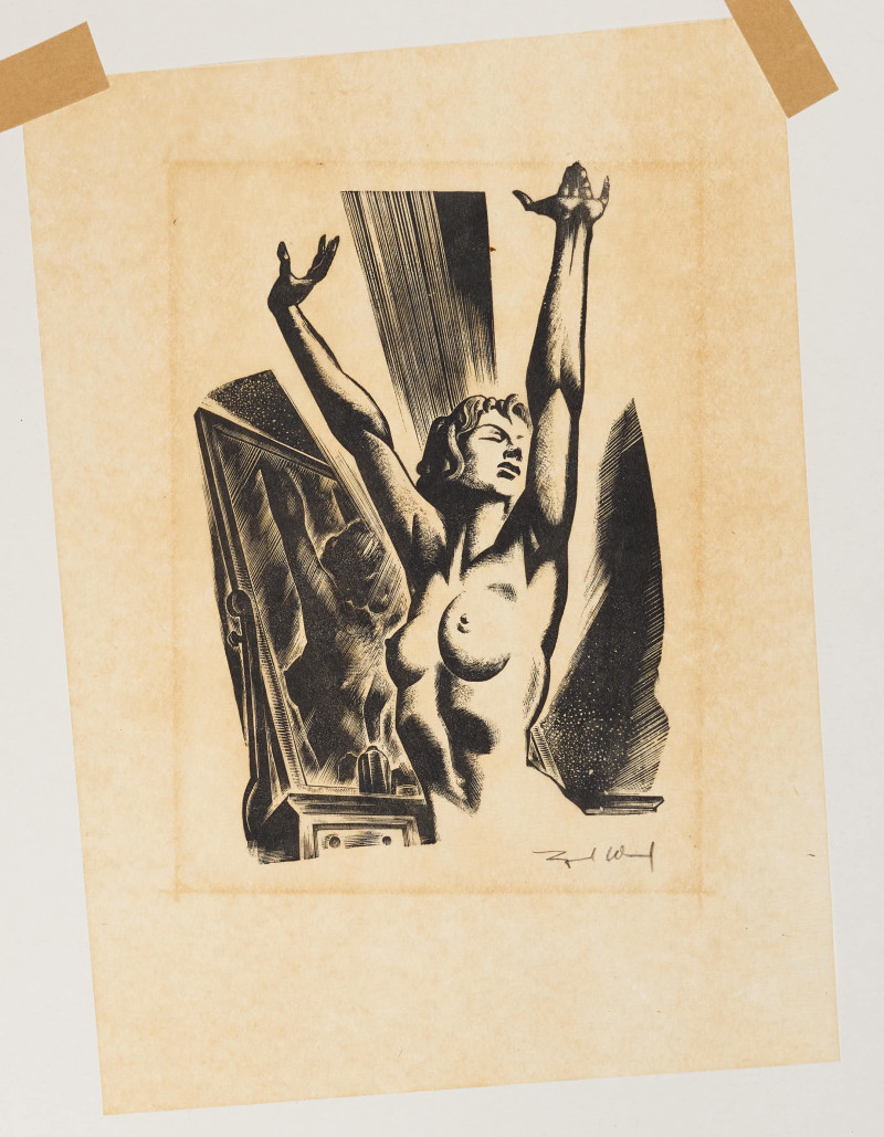 Lynd Ward - Untitled (Nude woman)