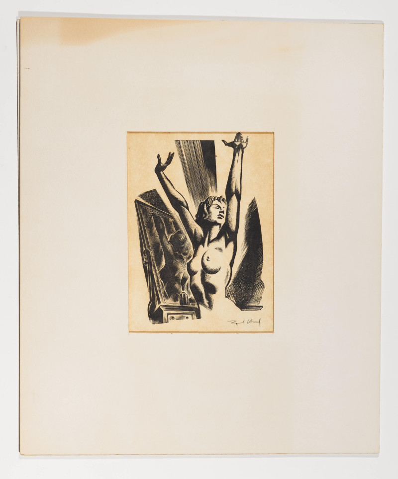 Lynd Ward - Untitled (Nude woman)