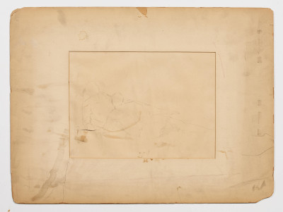 Frederic Remington (attributed) - Group, six figural studies on four (4) sheets