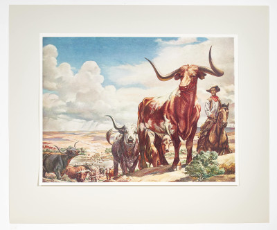 Tom Lea - Portfolio of Six Paintings with an Introduction by J. Frank Dobie