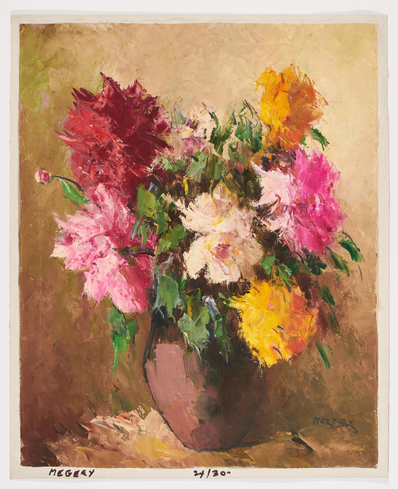István Megyery - Peonies in Multi Color