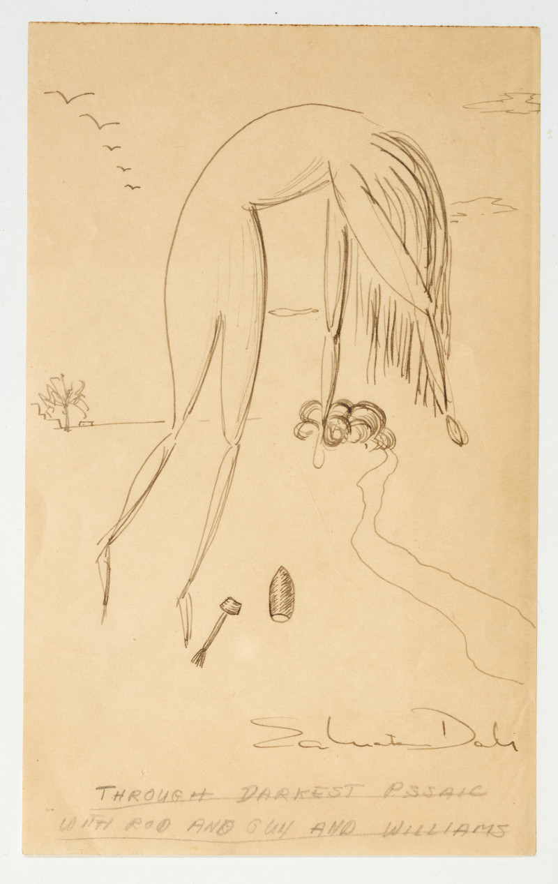 Salvador Dali - Through Darkest Passaic With Rod and Gun and Williams