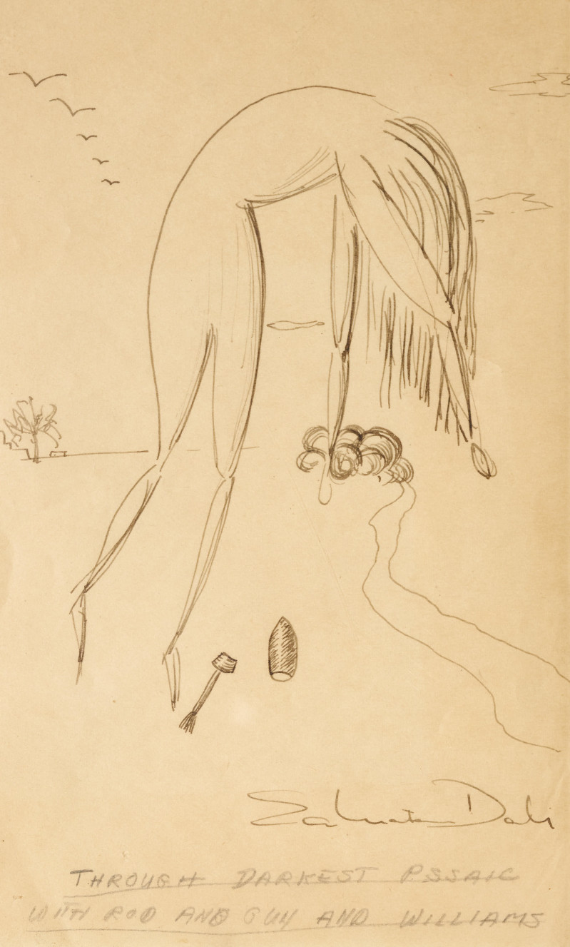 Salvador Dali - Through Darkest Passaic With Rod and Gun and Williams
