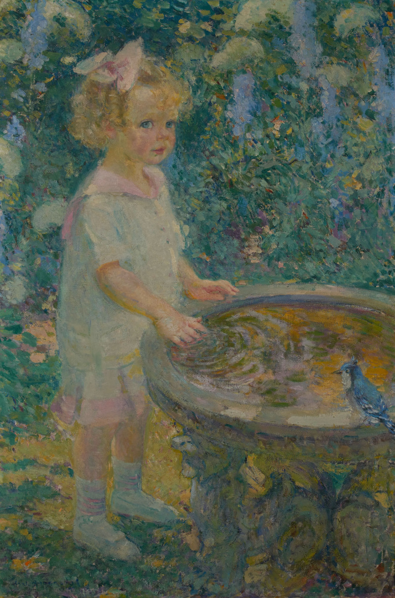 Karl Anderson - Portrait of Margaret Mixter as a young girl