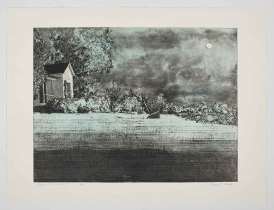Daniel Lang - Group, two (2) prints Moonlight in Vermont and Illyria