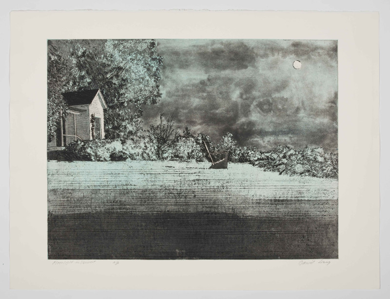 Daniel Lang - Group, two (2) prints Moonlight in Vermont and Illyria