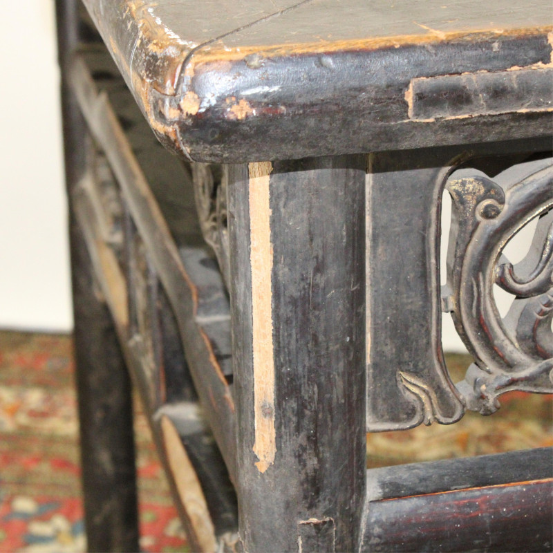 Chinese Square Panel Top Table