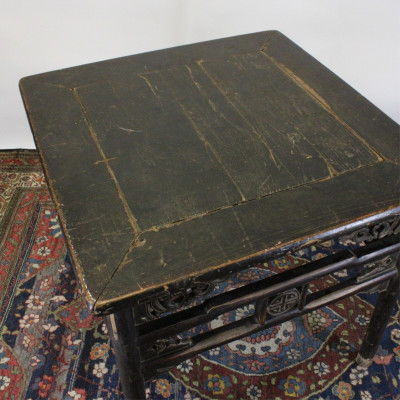 Chinese Square Panel Top Table