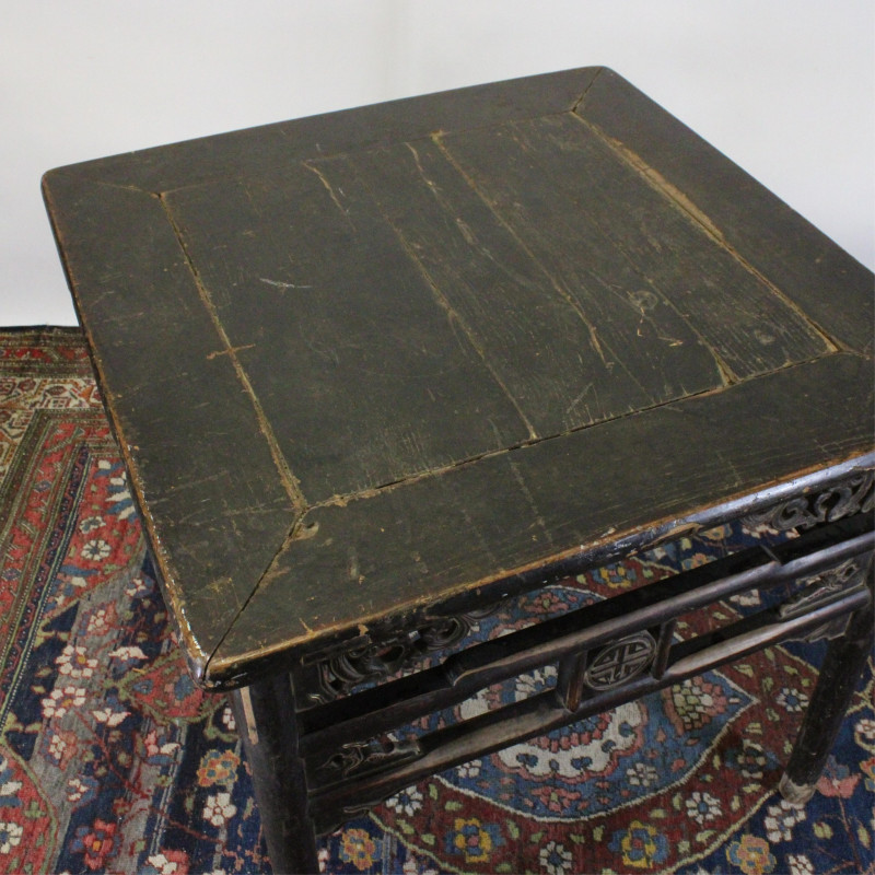 Chinese Square Panel Top Table