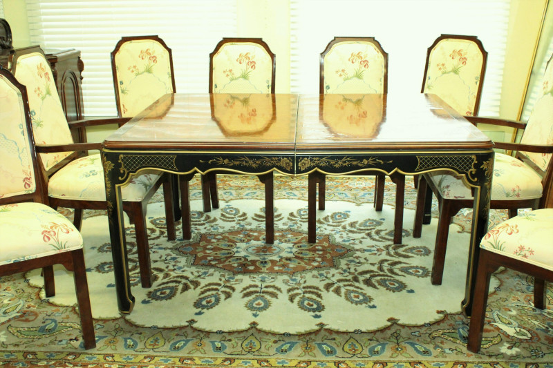 Vintage Kindel Asian Style Table and Chairs