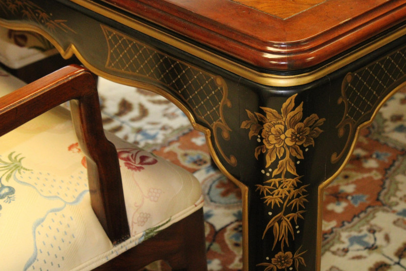 Vintage Kindel Asian Style Table and Chairs