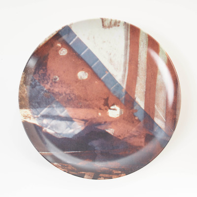 Robert Rauschenberg - Complete Suite of (6) Guggenheim Museum Retrospective Limited Edition Plates