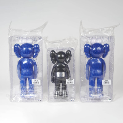 Kaws - Group of Three (3) KAWS Companion Open Edition, Kaws BFF MoMA Exclusive