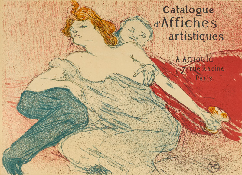 after Henri de Toulouse-Lautrec - Catalogue d’Affiches Artistiques (from the lithograph La Debauche)