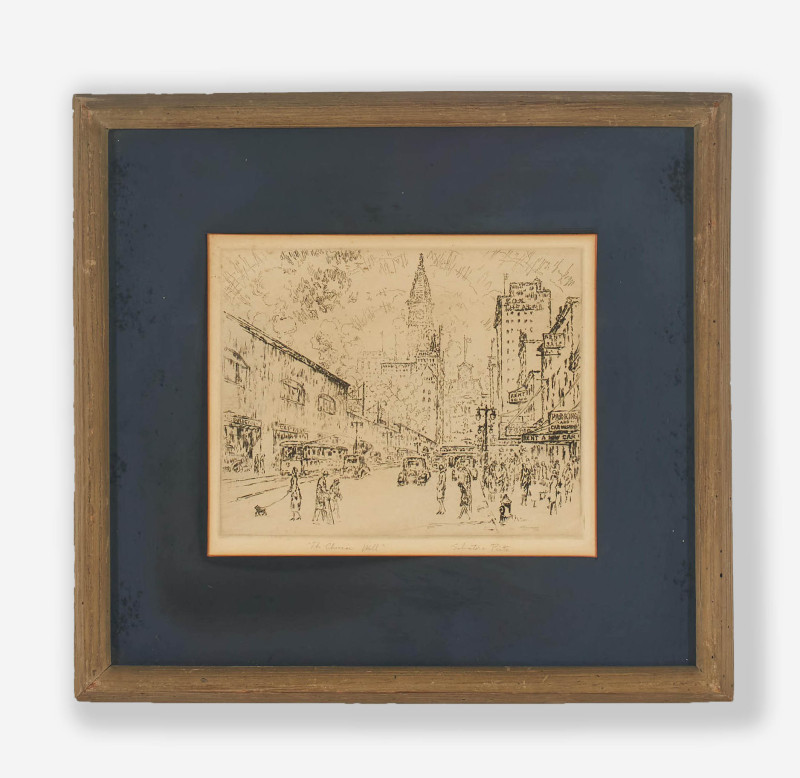 Salvatore Pinto - Group of Two (2), The Chinese Wall and Logan Square