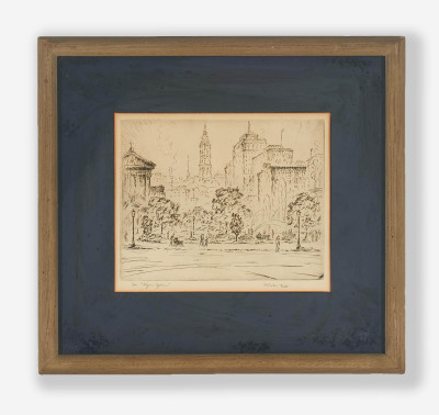 Salvatore Pinto - Group of Two (2), The Chinese Wall and Logan Square