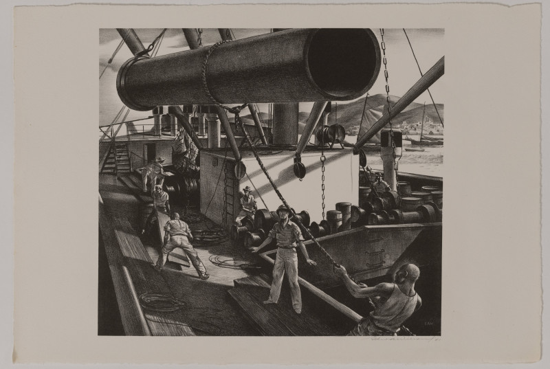 Edward Arthur Wilson - Untitled (Pipeline transport)