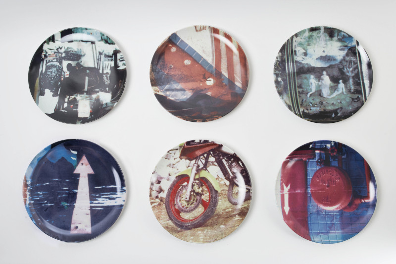 Robert Rauschenberg - Complete Suite of (6) Guggenheim Museum Retrospective Limited Edition Plates