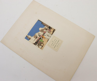Edgar L Pattison &apos;Tangiers&apos; Color Etching
