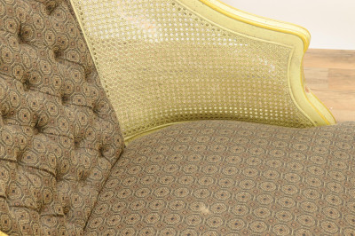 Pr of Vintage Midcentury Modern Wood/Cane Chairs