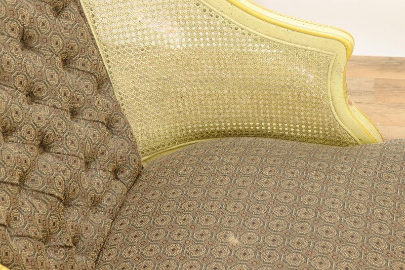 Pr of Vintage Midcentury Modern Wood/Cane Chairs