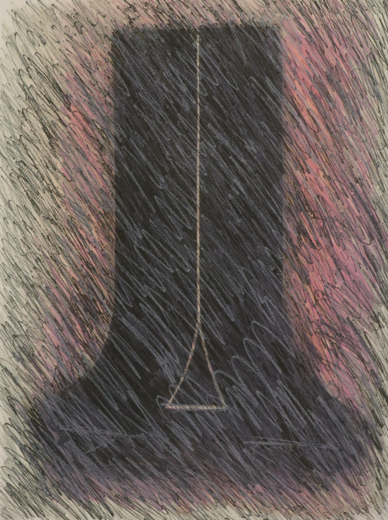 Beverly Pepper Untitled etching in colors