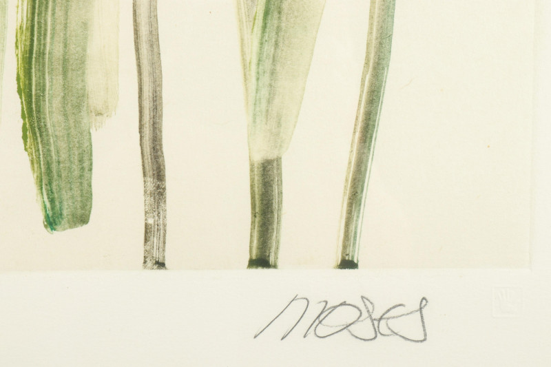 Forrest King Moses Purple Iris monotype